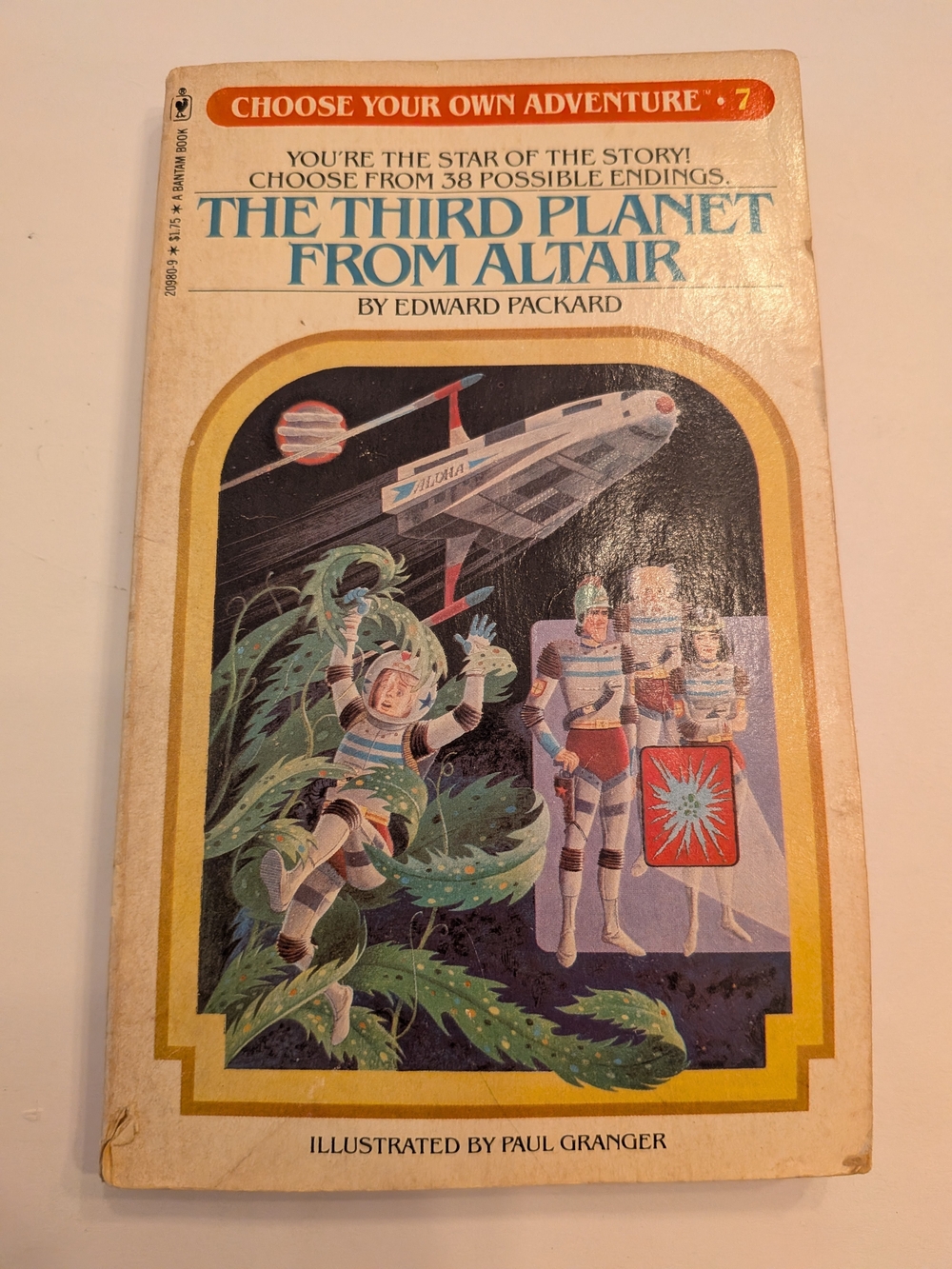 Vintage Choose Your Own Adventure #7 - The Third Planet From Altair CYOA
